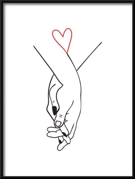 Poster Gefleckte Hände