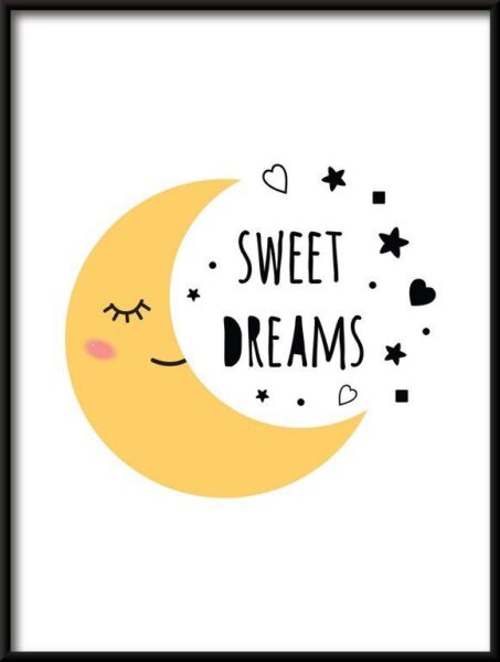 Poster Mond-Süße Träume