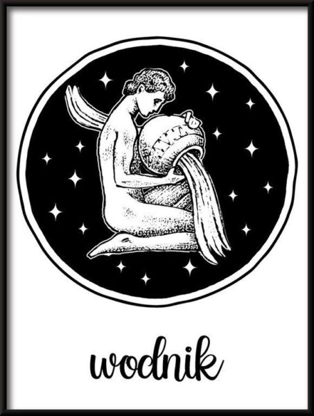 Poster Zodiac-Wassermann