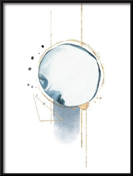 Poster Aquarell Muster 2