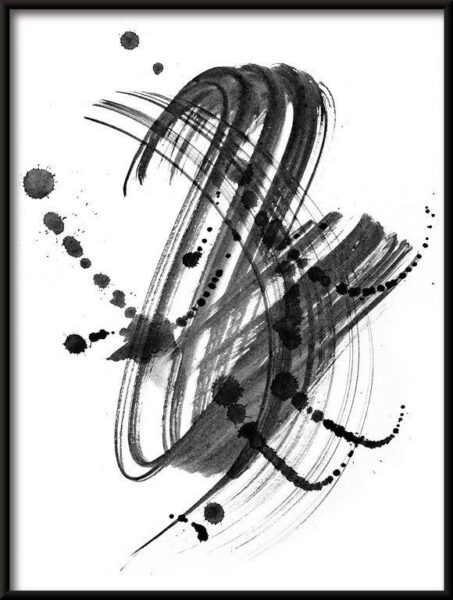 Poster Pinselstrich