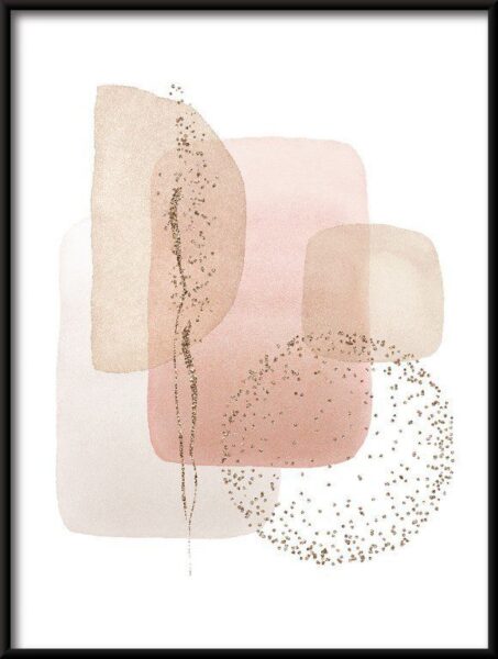 Poster Abstrakte Elemente