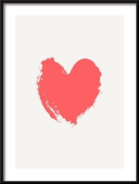 Poster Pink Heart