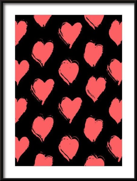 Poster Pink Heart