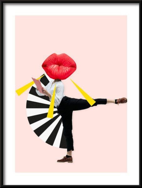 Poster Frau im Anzug