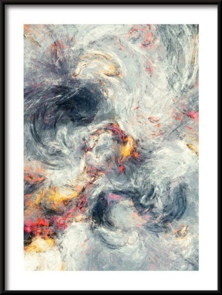 Poster Modern Aquarell Muster