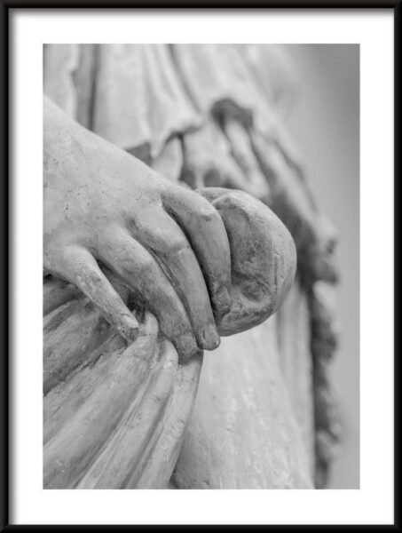 Poster der Frauenstatue