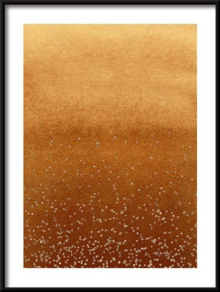 Poster Golden-Farbtöne