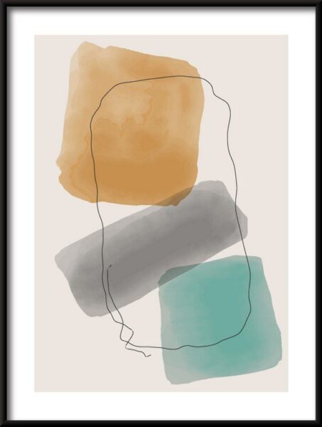 Poster Minimalistische Muster