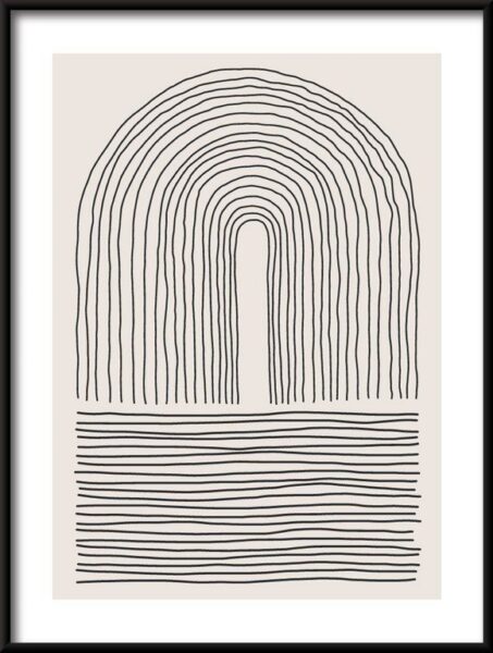Poster Kunstkomposition