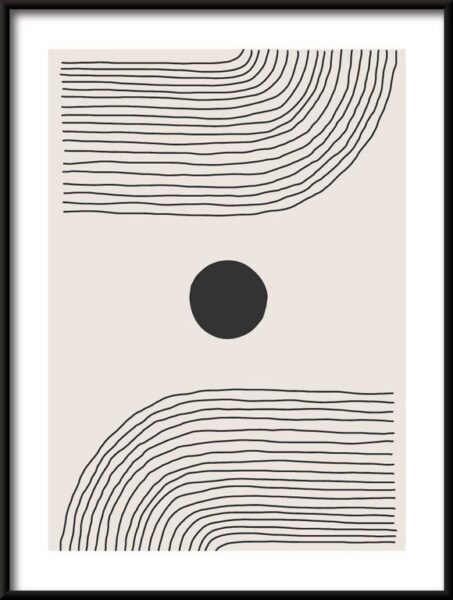 Poster Kunstkomposition