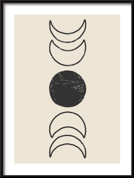 Poster Mondphasen