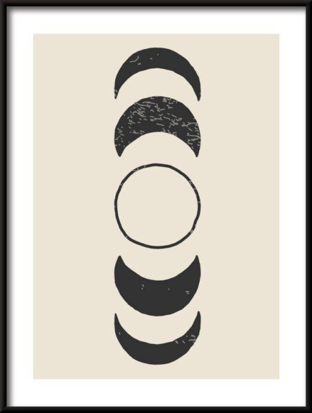 Poster Mondphasen