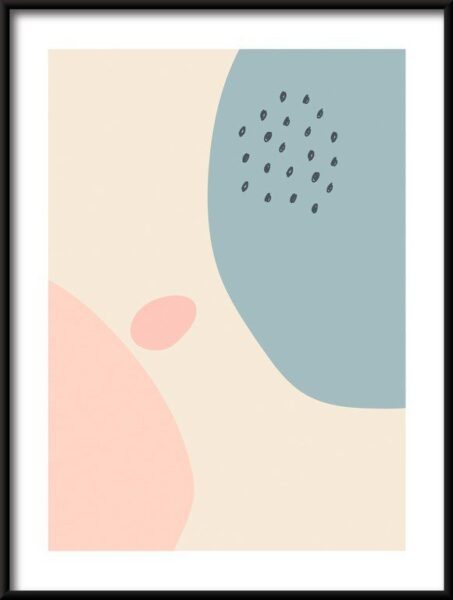 Poster Doodle Formen und Objekte