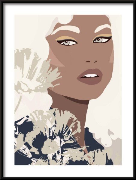 Poster Nettes Mädchen