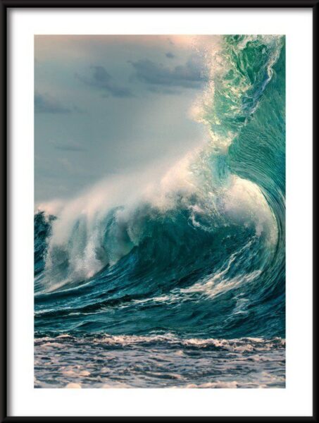 Poster Riesige Welle