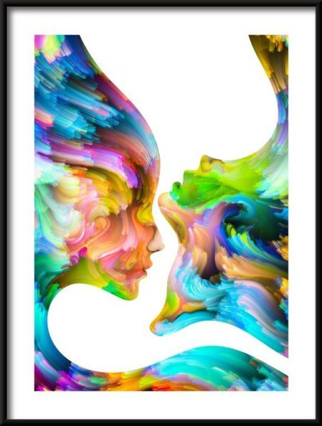 Poster Energie Farbe