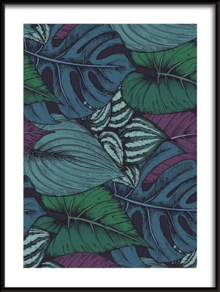 Poster Tropische Pflanzen