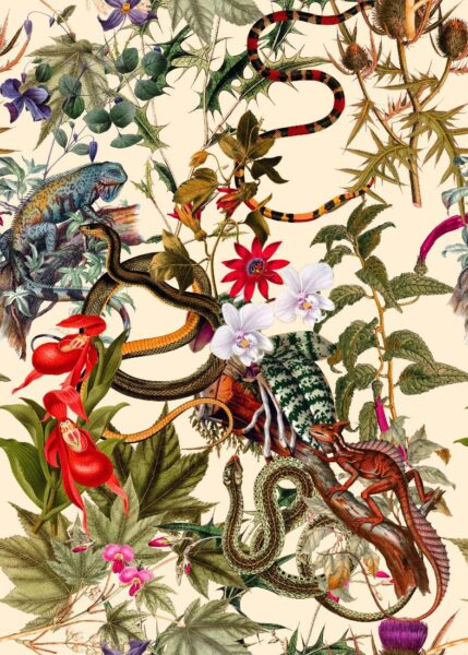 Fototapeten Garten der Reptilien