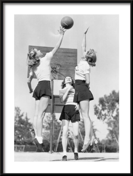 Poster Basketball-Spiel