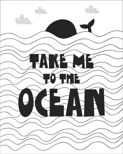 Fototapeten Wal in Wasser