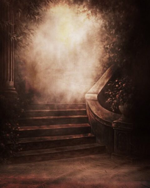 Fototapeten Mysteriöse Treppe