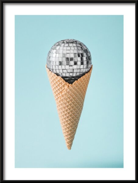 Poster Metallic-Eis