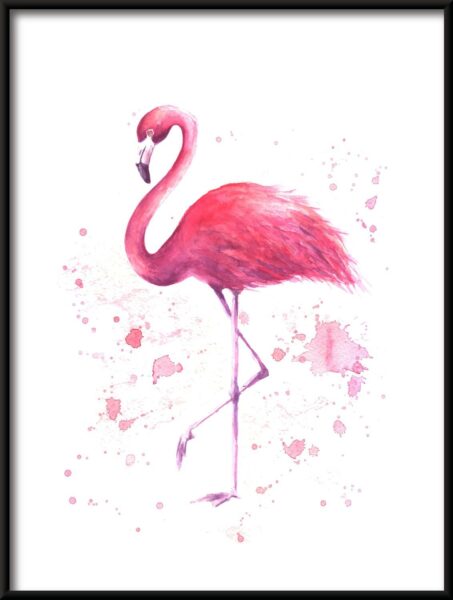 Poster Langbeiniger Vogel