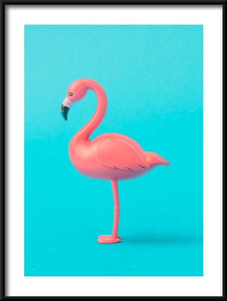 Poster Flamingo Profil