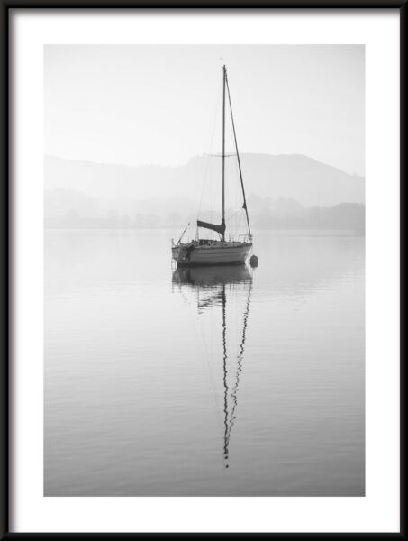 Poster Friedliches Boot
