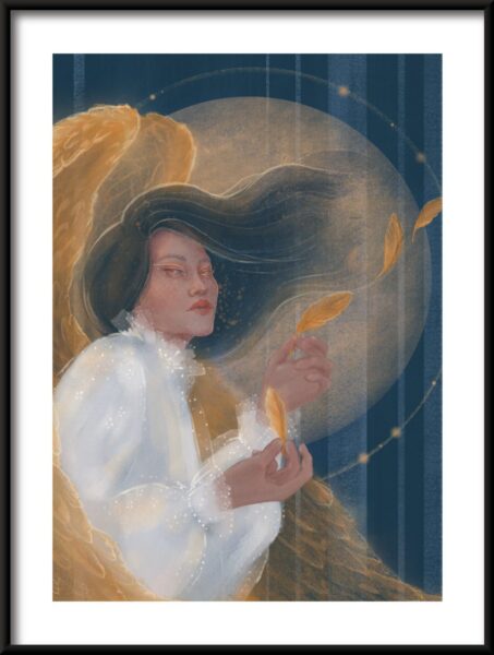 Poster Frau Engel