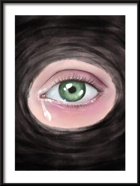 Poster Eine Träne in meinen Augen