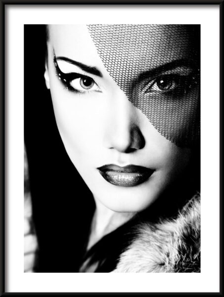 Poster Schwarzer Schleier
