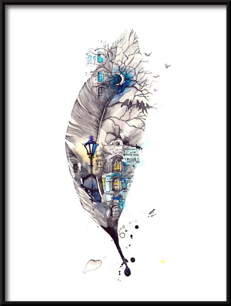 Poster Big Pen - Fototapetenwelt.de