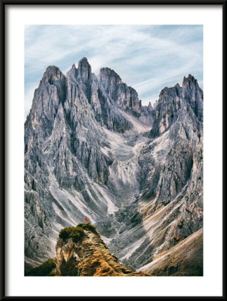 Plakat zum Bergmassiv