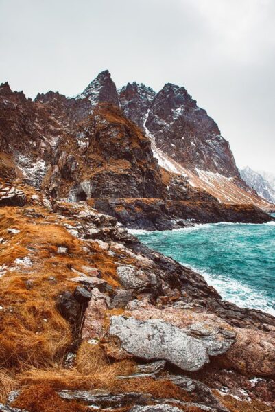 Fototapeten Norwegisches Meer