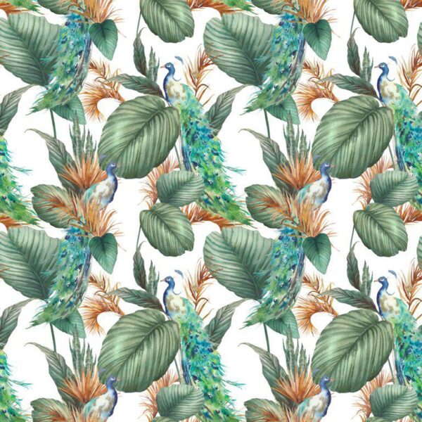 Fototapeten Grüne Pfauen