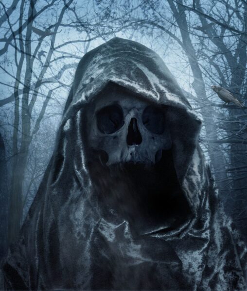 Fototapeten Tote Figur