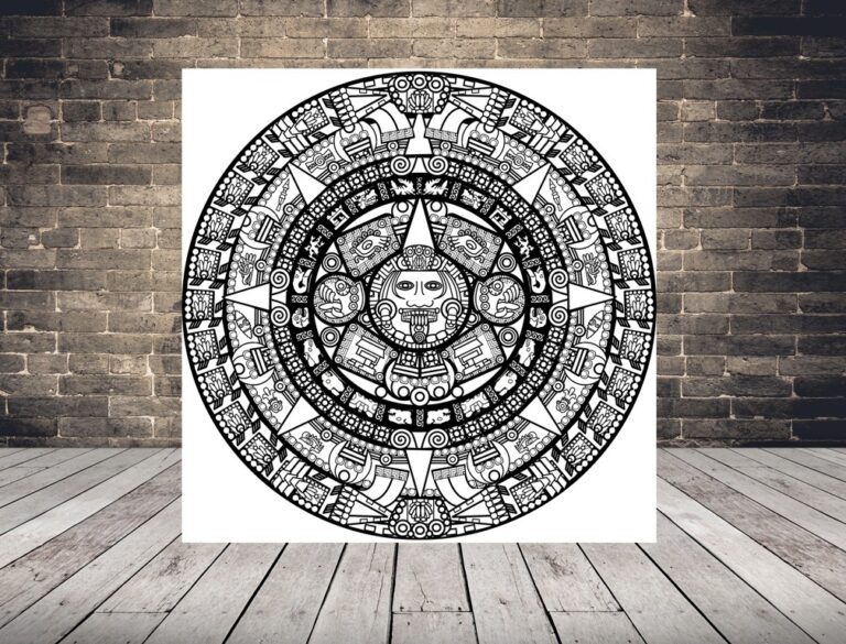 Bild Maya-Kalender - Fototapetenwelt.de