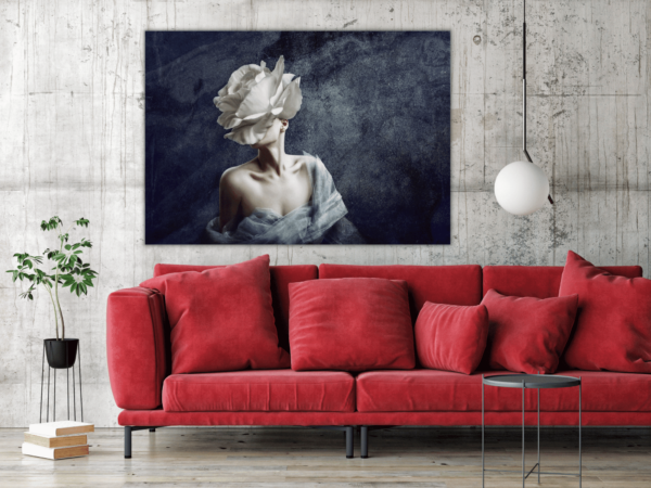 Bild Frau mit Blumen – Bild 3