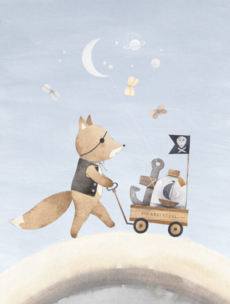 Fototapeten Fuchspirat