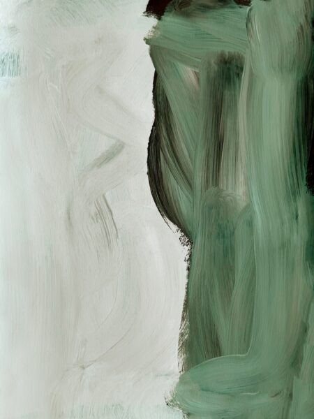 Fototapeten Zwei grüne Linien