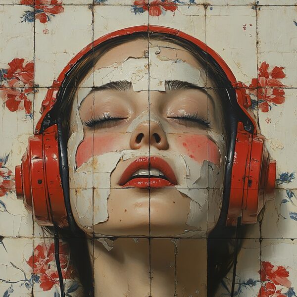 Fototapeten Musikalischer Mosaiktraum