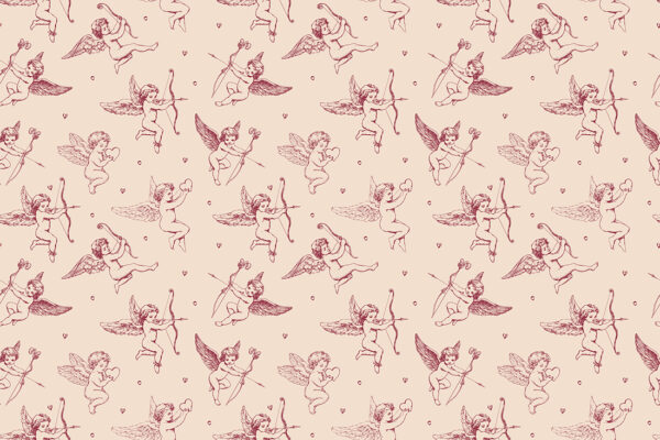 Fototapeten Amor voller Liebe