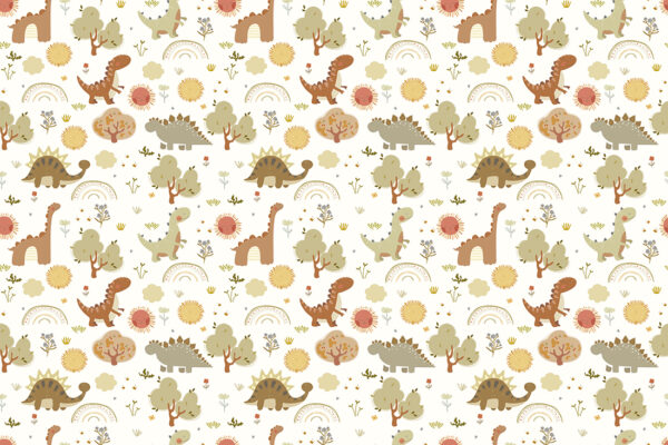 Fototapeten Prähistorisches Land