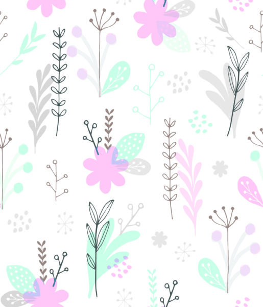 Fototapeten Pastellgarten