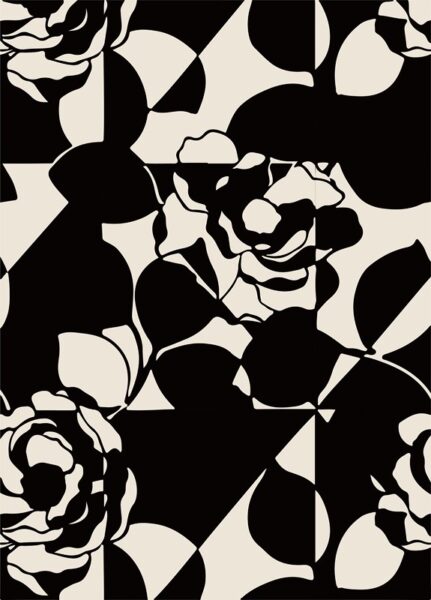 Fototapeten Abstrakte Blumen