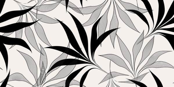 Fototapeten Grüner Minimalismus