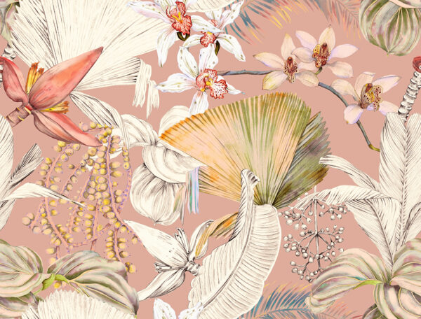 Fototapeten Naturcollage