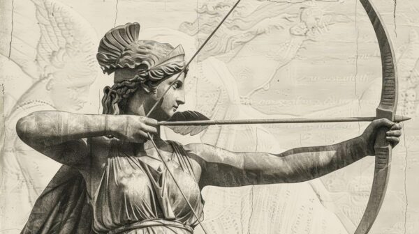 Fototapeten Bogenschütze aus der Mythologie